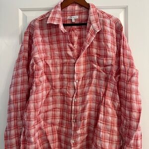 Men's Peter Miller Red Plaid Shirt